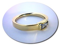 Irish Scottish Sapphire Ring.