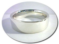 Gents 14 ct White Gold Ring.
